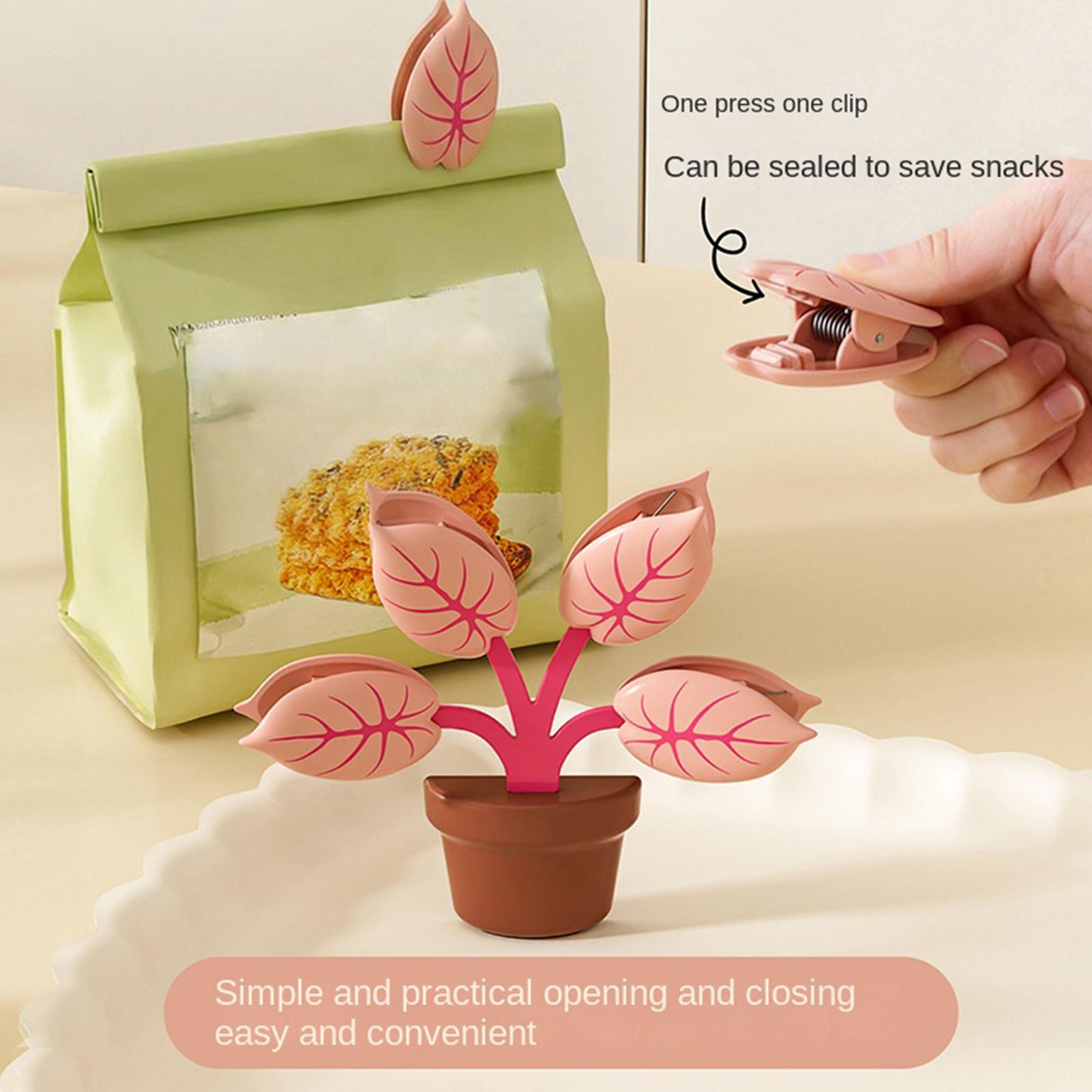 3D Printing Vase - Зеленые и розовые зажимы для пакетов
