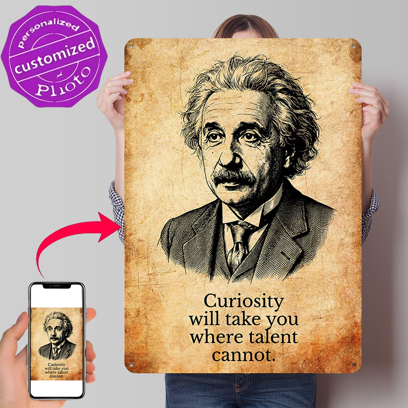 3D Printing Quotes - Плакат с вдохновляющей цитатой Альберта Эйнштейна,