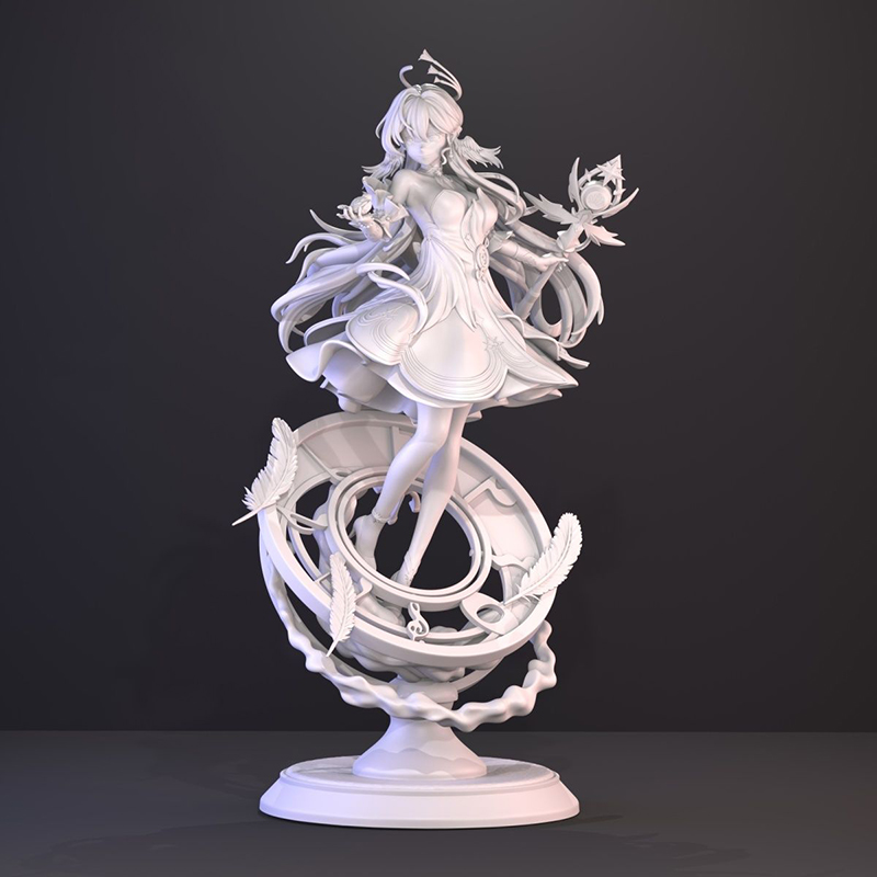 Неокрашенная 3D-печатная фигур – обзор и цена 3D Printing Character