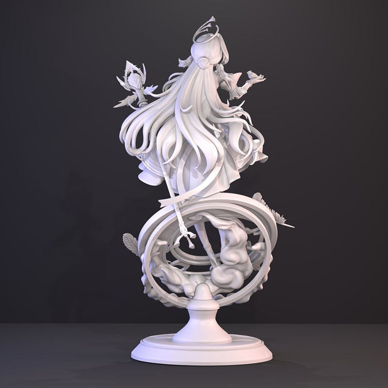 Неокрашенная 3D-печатная фигур – обзор и цена 3D Printing Character