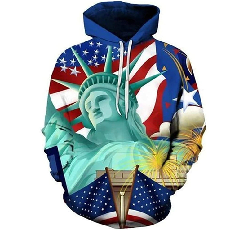 Худи с американским флагом США – обзор и цена 3D Printing Usa