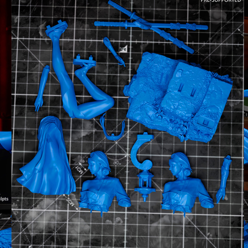 3 стиля игрового персонажа 664 – обзор и цена 3D Printing Character